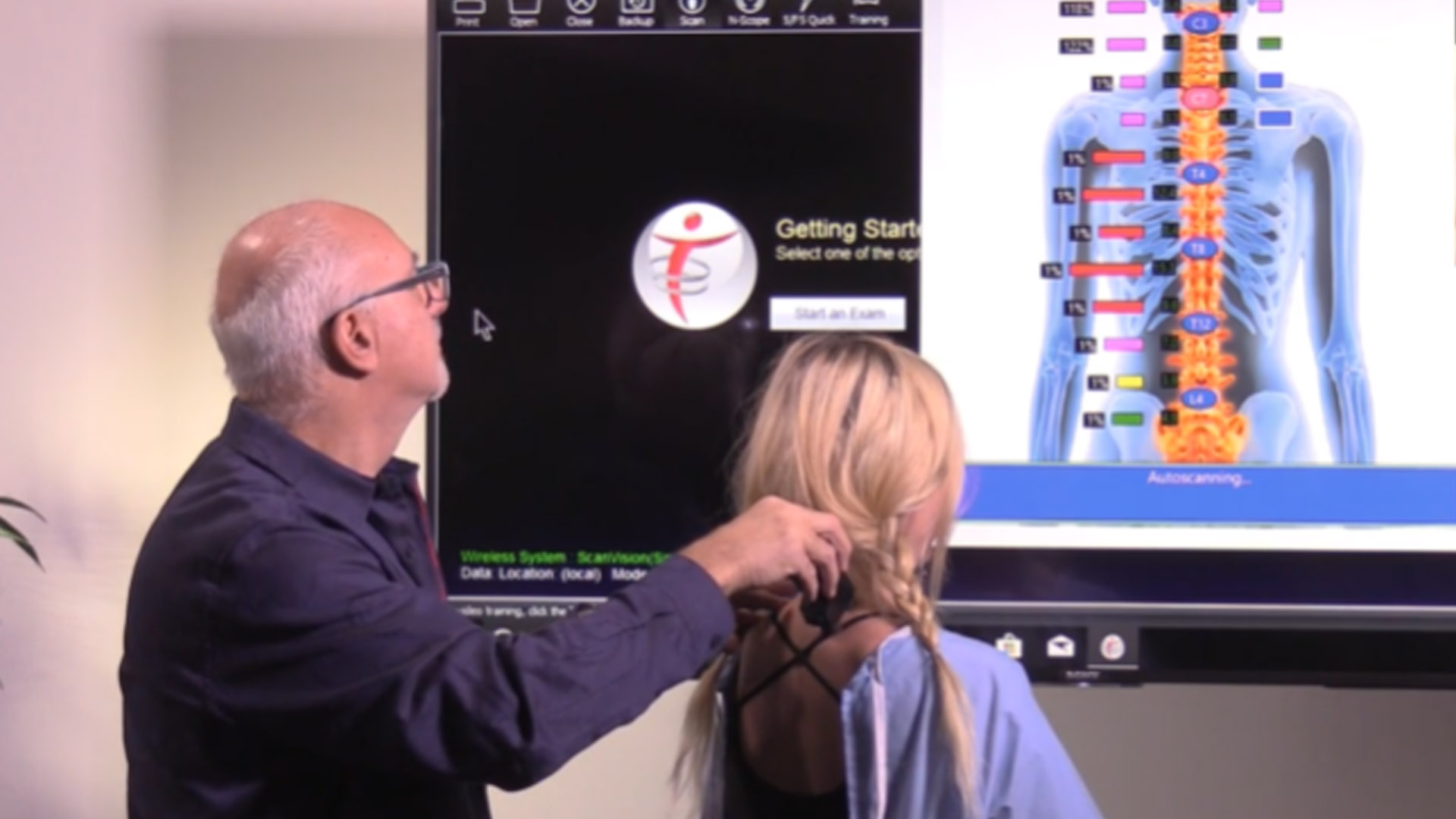 Surface EMG Scanning at Center For Auto Accident Injury Treatment in San Diego